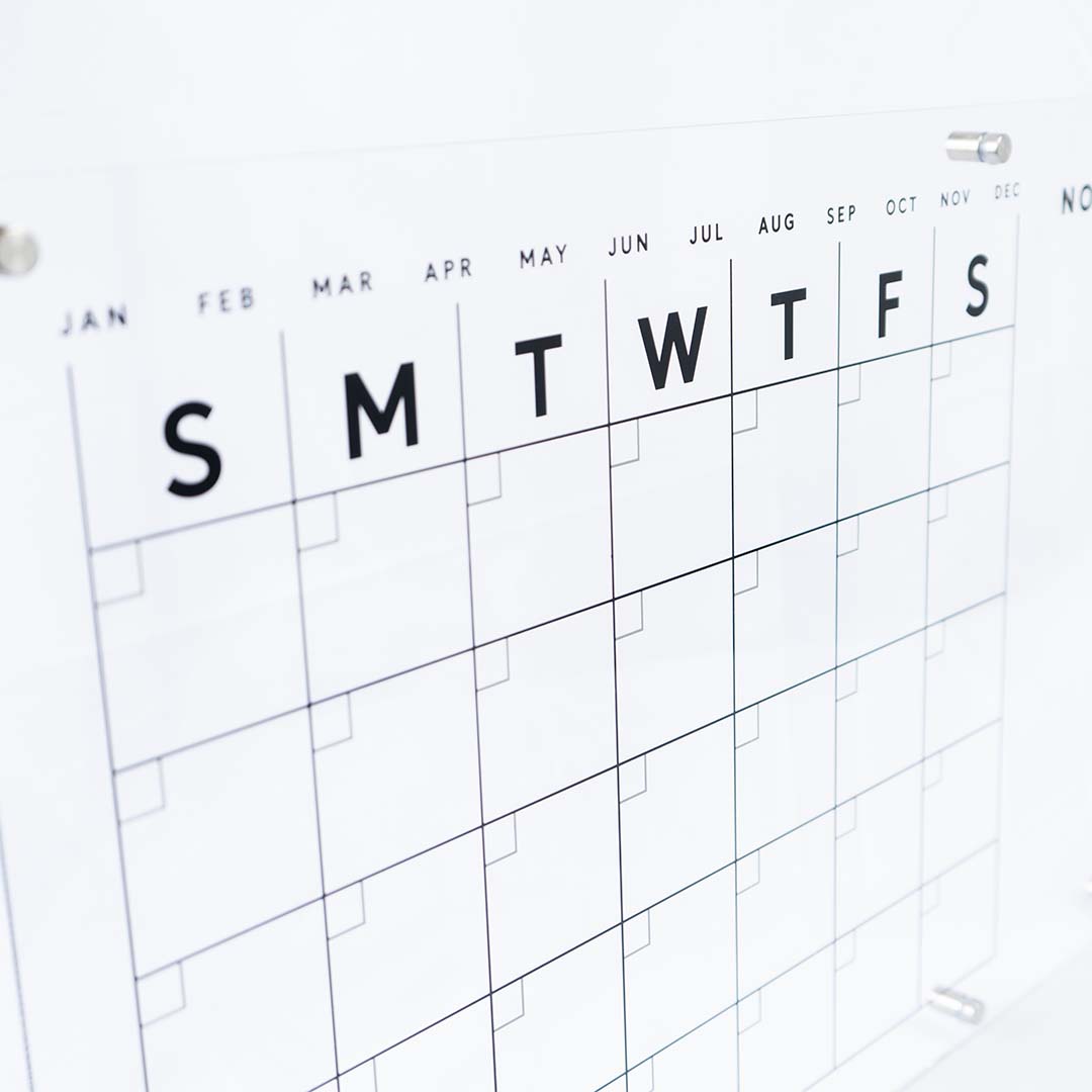 Miniatura 5 de Tablero planificador semanal de acrílico